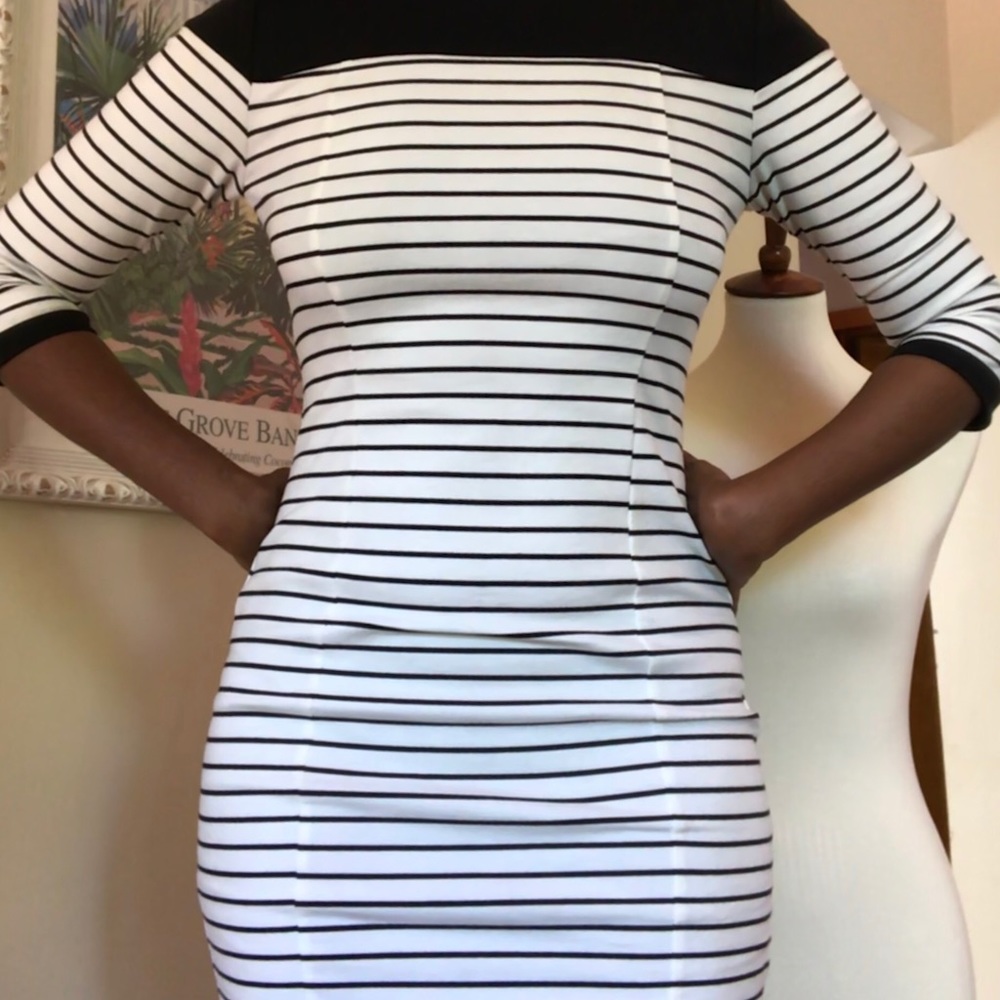 Zara striped dress